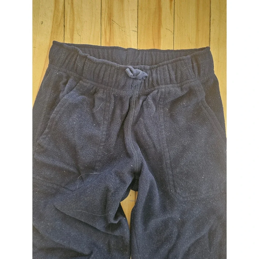 Gymboree Boys Navy Blue Fleece Lounge Pants Elastic Waist Pockets Size M 7-8